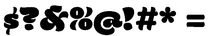 Dilemma Variable Heavy Font OTHER CHARS