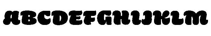 Dilemma Variable Heavy Font UPPERCASE