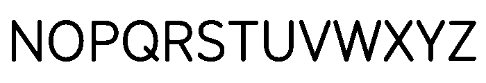 Din 2014 Rounded Variable Medium Font UPPERCASE