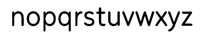 Din 2014 Rounded Variable Medium Font LOWERCASE