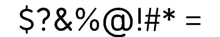 Din 2014 Rounded Variable Regular Font OTHER CHARS