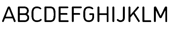 Din 2014 Rounded Variable Regular Font UPPERCASE