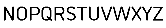 Din 2014 Rounded Variable Regular Font UPPERCASE