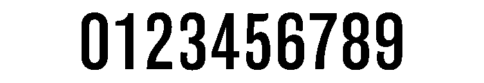 Din Condensed Variable Light Font OTHER CHARS