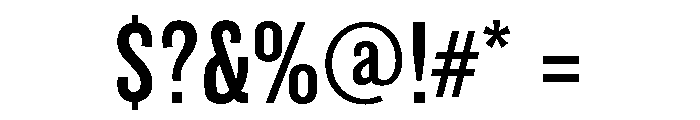 Din Condensed Variable Light Font OTHER CHARS