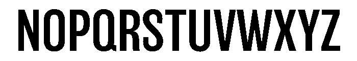 Din Condensed Variable Light Font UPPERCASE
