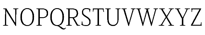 Directa Serif Variable Thin Font UPPERCASE