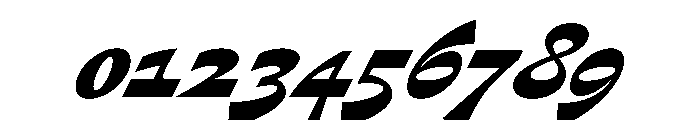 Discordia Extra Bold Italic Font OTHER CHARS