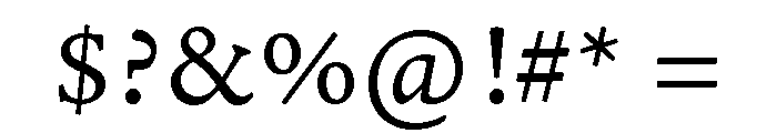 Discordia Light Font OTHER CHARS