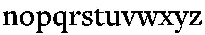 Discordia Semibold Font LOWERCASE