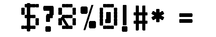 DIGIZE Bubble Pop Regular Font OTHER CHARS