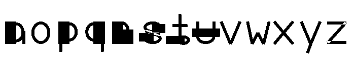 DIGIZE Montclair Regular Font LOWERCASE