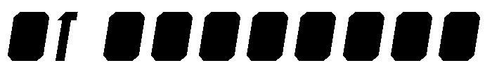 DIGIZE Varsity Forge Slant Font OTHER CHARS