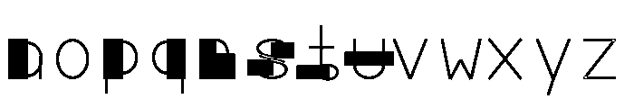 DIGIZE Versailles Regular Font LOWERCASE