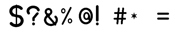 DIGIZE World Groove Regular Font OTHER CHARS