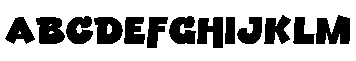 DIKCEN KOMIK Font UPPERCASE