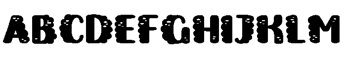 DINO ISLAND Font UPPERCASE