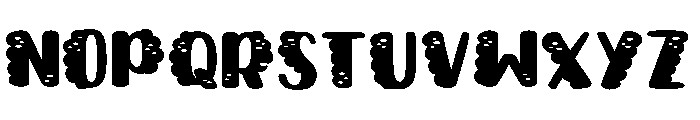 DINO ISLAND Font UPPERCASE
