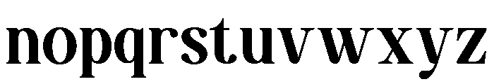 DIORENZA-Regular Font LOWERCASE