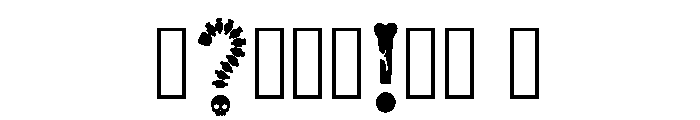 Diabolus Regular Font OTHER CHARS