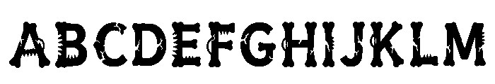 Diabolus Regular Font UPPERCASE