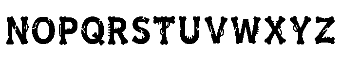 Diabolus Regular Font UPPERCASE