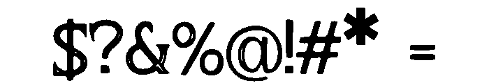 Diamond_Faceted Font OTHER CHARS
