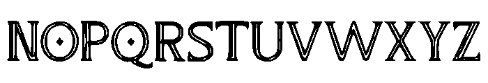 Diamond_Faceted Font UPPERCASE