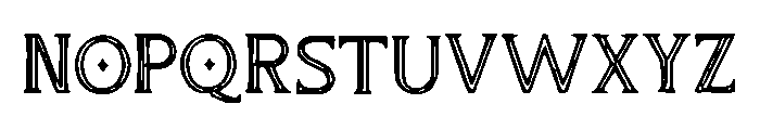 Diamond_Faceted Font LOWERCASE