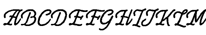 Dianthus Maiden Regular Font UPPERCASE