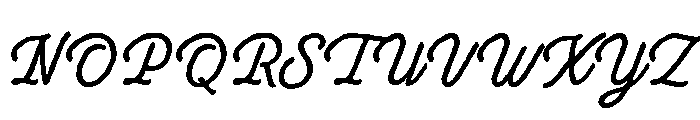 Dianthus Maiden Regular Font UPPERCASE