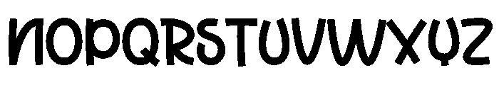 Diary March Font UPPERCASE