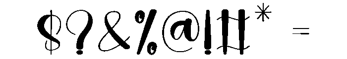 Diary Rainbow Font OTHER CHARS