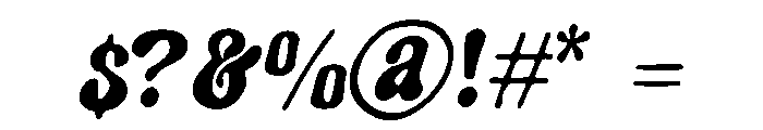 Diascia Font OTHER CHARS