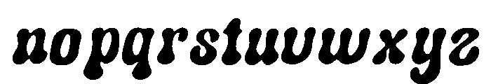 Diascia Font LOWERCASE