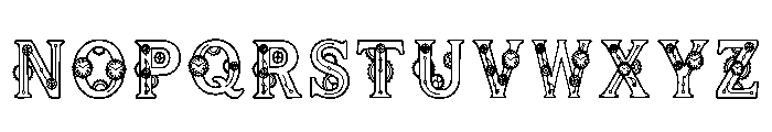 Dicru Regular Font LOWERCASE