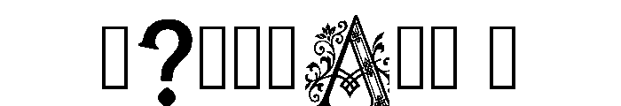 Dido Regular Font OTHER CHARS