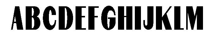 Dietary Black Condensed Font UPPERCASE