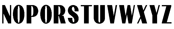 Dietary Black Condensed Font UPPERCASE