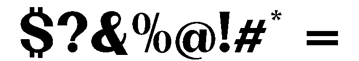 Dietary Black Semi Expanded Font OTHER CHARS