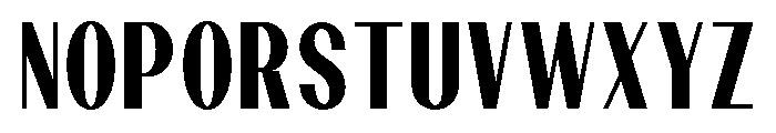Dietary Bold Condensed Font UPPERCASE