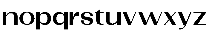 Dietary Bold Expanded Font LOWERCASE
