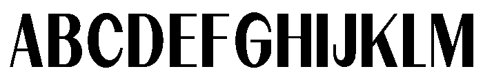 Dietary Bold Semi Condensed Font UPPERCASE