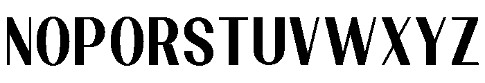 Dietary Bold Semi Condensed Font UPPERCASE