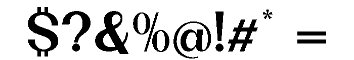 Dietary Bold Semi Expanded Font OTHER CHARS