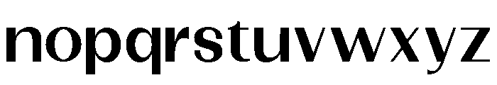 Dietary Bold Semi Expanded Font LOWERCASE