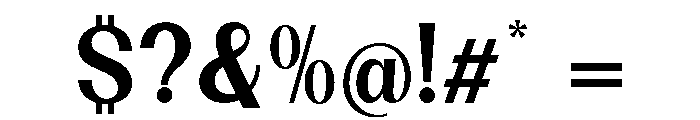 Dietary Bold Font OTHER CHARS