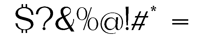 Dietary Expanded Font OTHER CHARS
