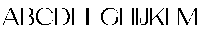Dietary Expanded Font UPPERCASE