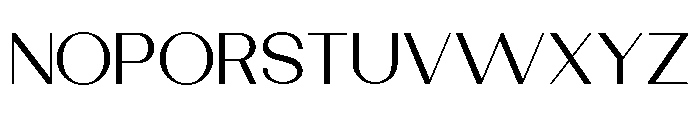 Dietary Expanded Font UPPERCASE